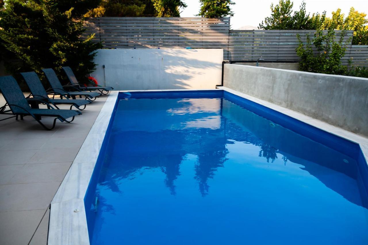 Seaview Pool Villa Near Beach And Athens Airport Pórto Ráfti 외부 사진