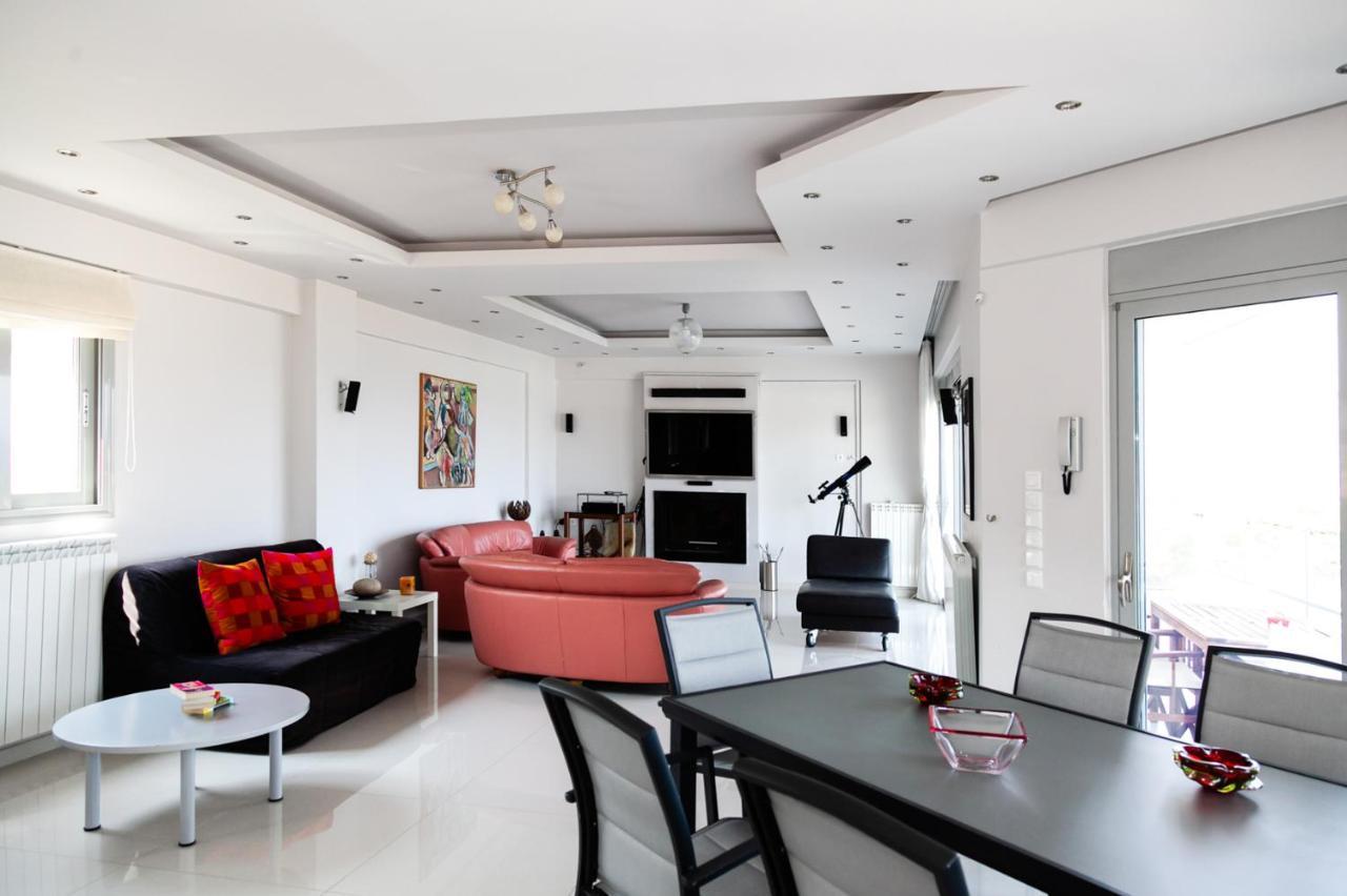 Seaview Pool Villa Near Beach And Athens Airport Pórto Ráfti 외부 사진