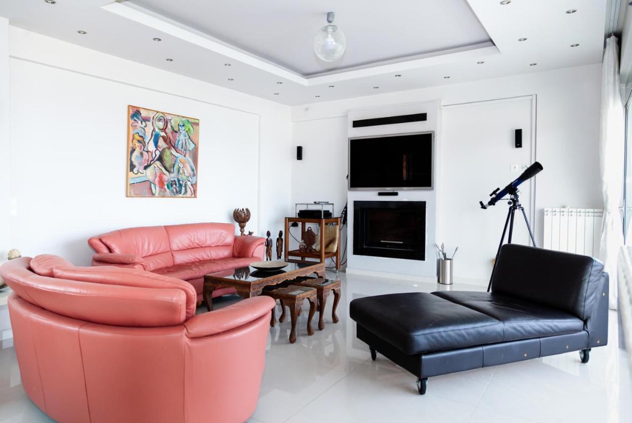 Seaview Pool Villa Near Beach And Athens Airport Pórto Ráfti 외부 사진