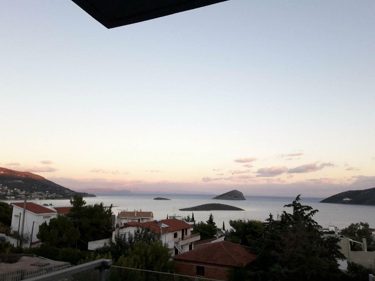 Seaview Pool Villa Near Beach And Athens Airport Pórto Ráfti 외부 사진