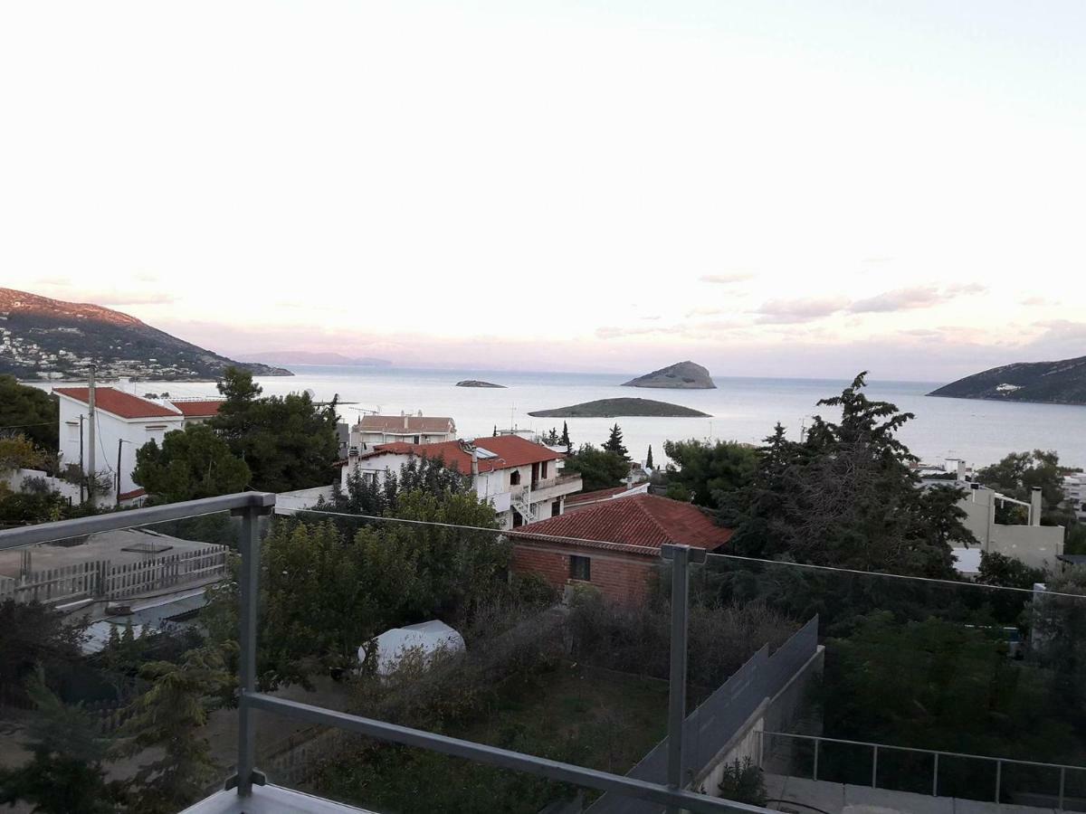 Seaview Pool Villa Near Beach And Athens Airport Pórto Ráfti 외부 사진