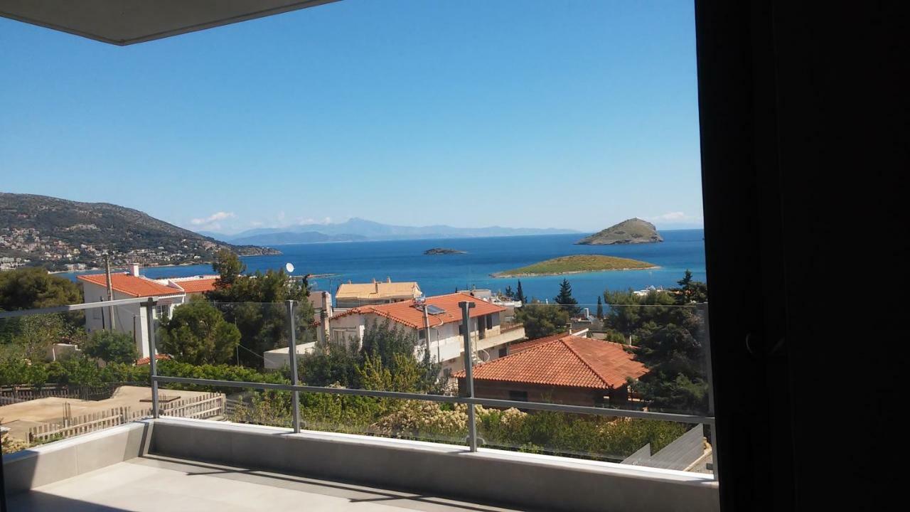 Seaview Pool Villa Near Beach And Athens Airport Pórto Ráfti 외부 사진